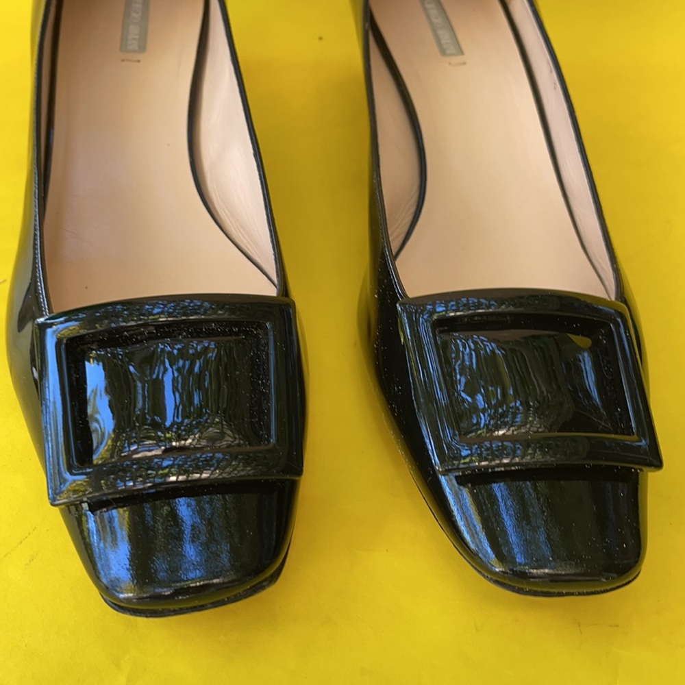 Vintage black Giorgio Armani patent leather shoes
